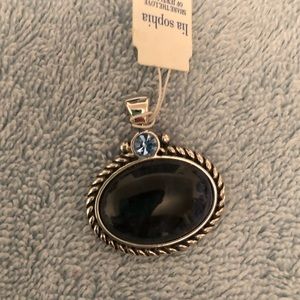 Lia Sophia Blue Pendant